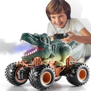 Remote Control Dinosaur Car,2.4Ghz RC Truck for Toddlers,Electric Hobby RC Car